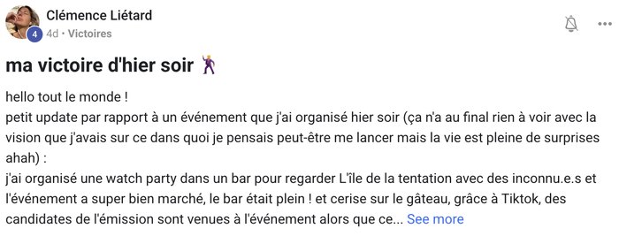 Témoignage client